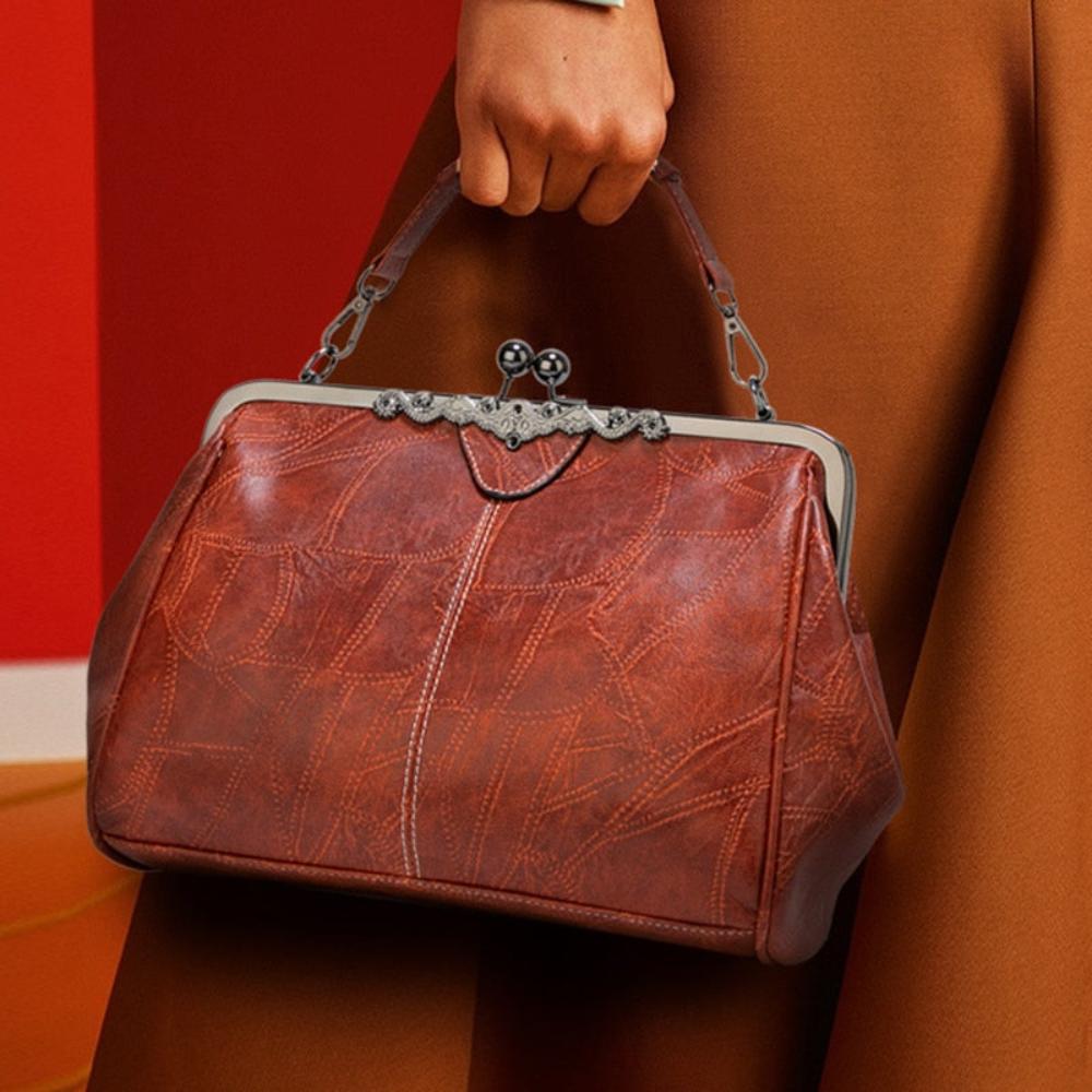 Mila | Sac Vintage Intemporel avec Fermeture Élégante à Fermoir 