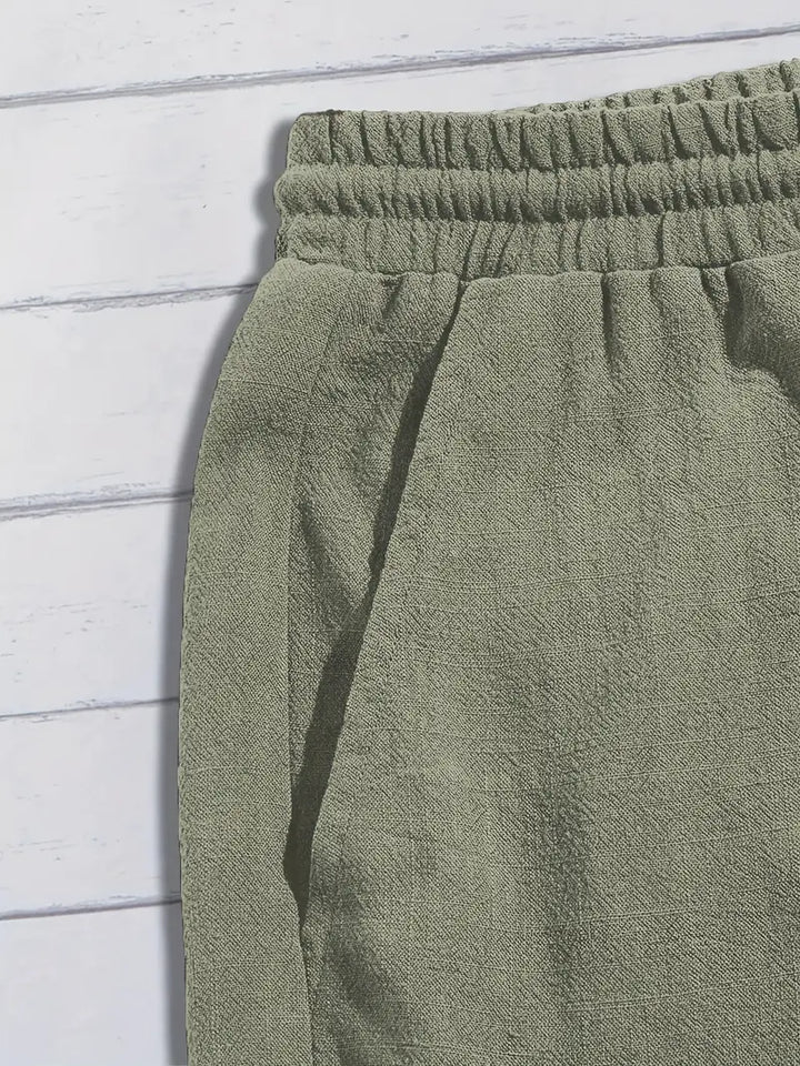 Shorts en lin décontractés 