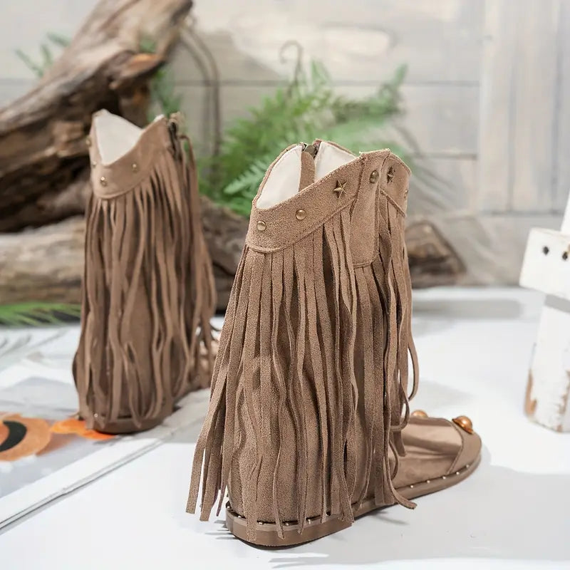 Sandales à franges 