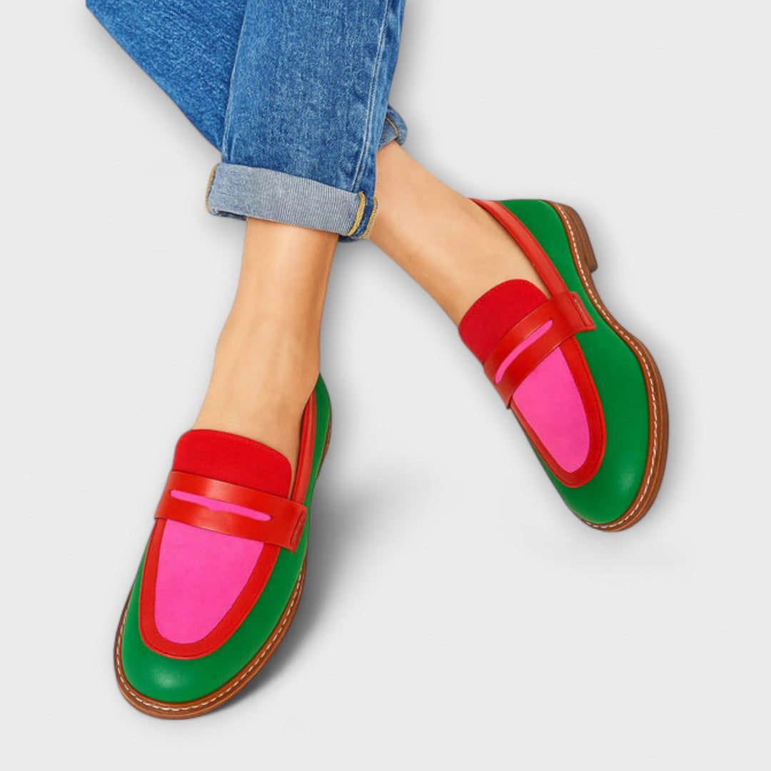 Benedetto™ | Mocassins décontractés à blocs de couleurs 
