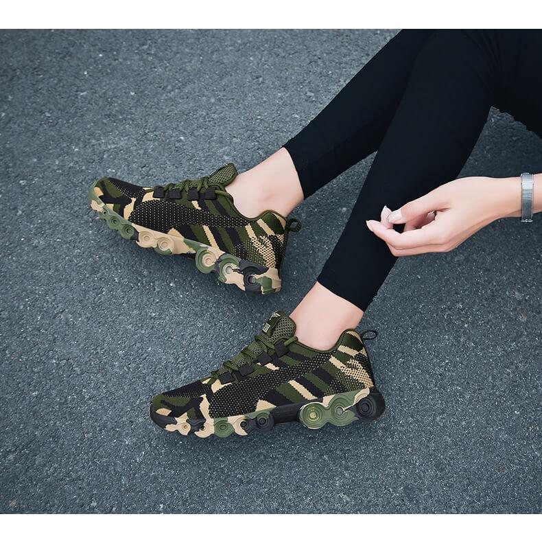 Baskets militaires camouflage respirantes 