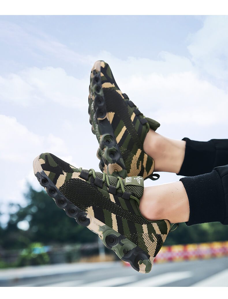 Baskets militaires camouflage respirantes 