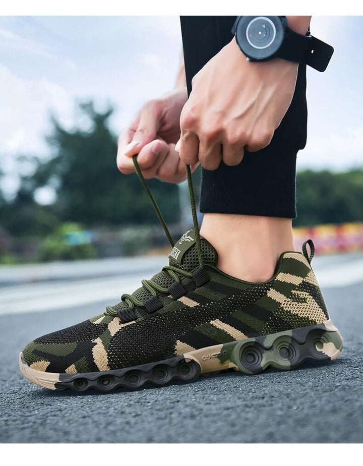 Baskets militaires camouflage respirantes 