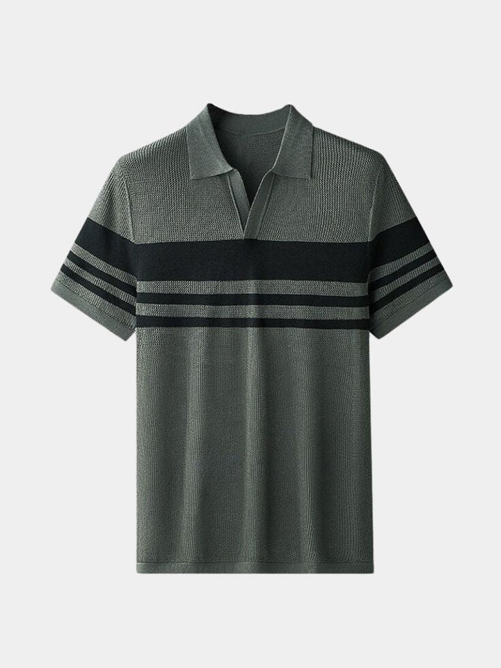 Polo de lignée caramel – Leviana 