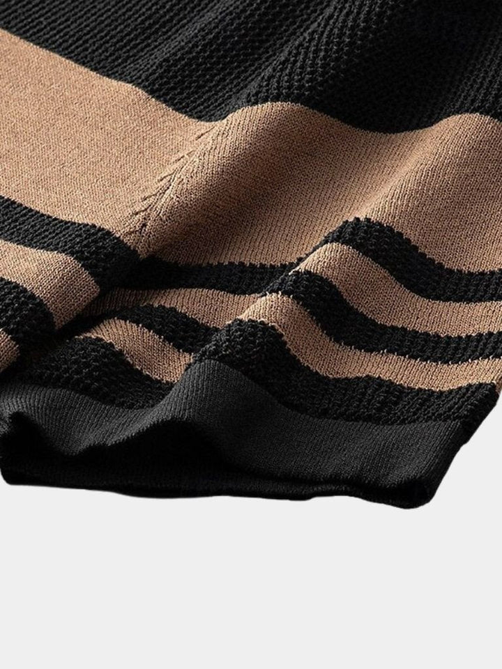 Polo de lignée caramel – Leviana 