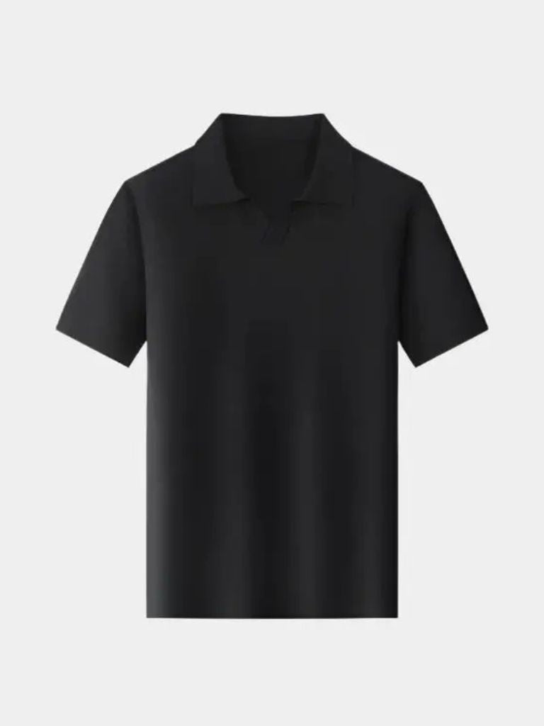 Polo en tricot sans boutons décontracté - Leviana 
