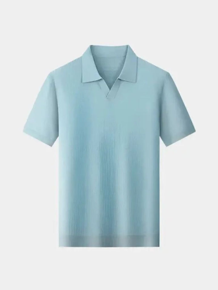 Polo en tricot sans boutons décontracté - Leviana 