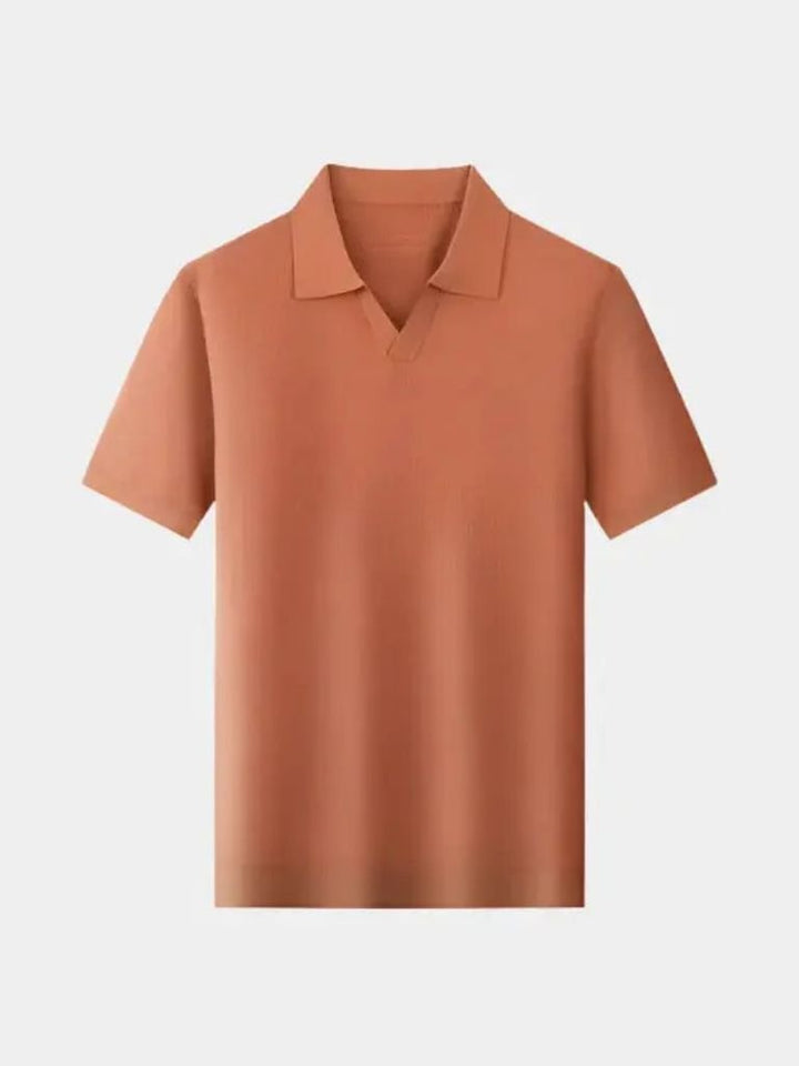 Polo en tricot sans boutons décontracté - Leviana 