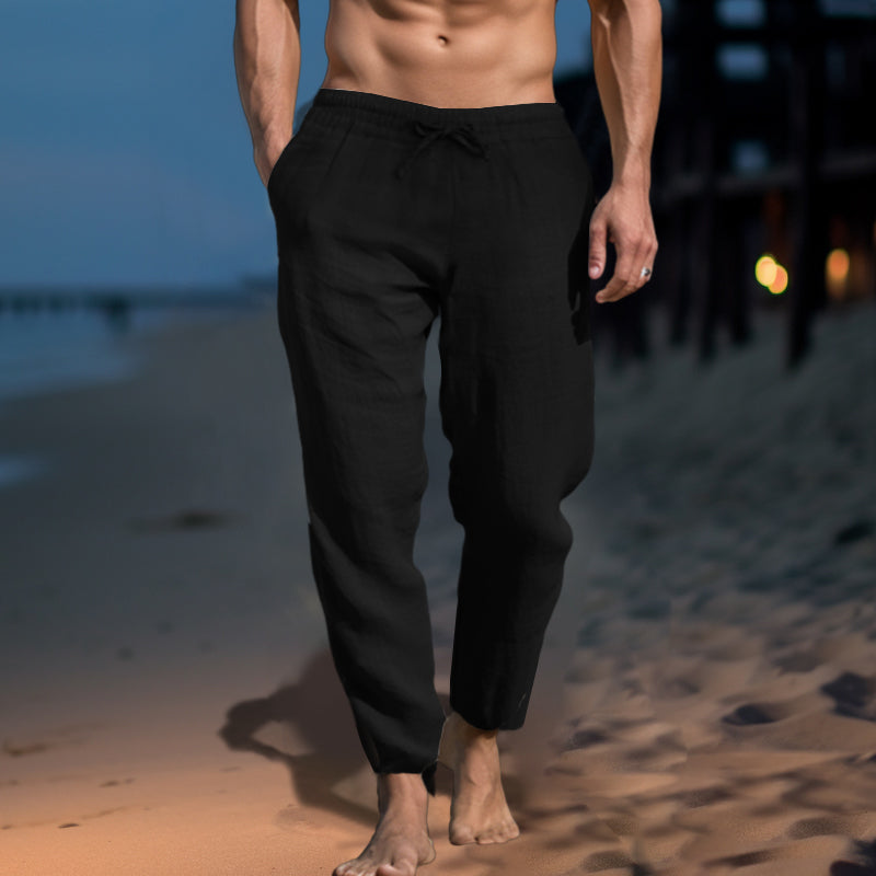 Pantalon en lin Corfou 