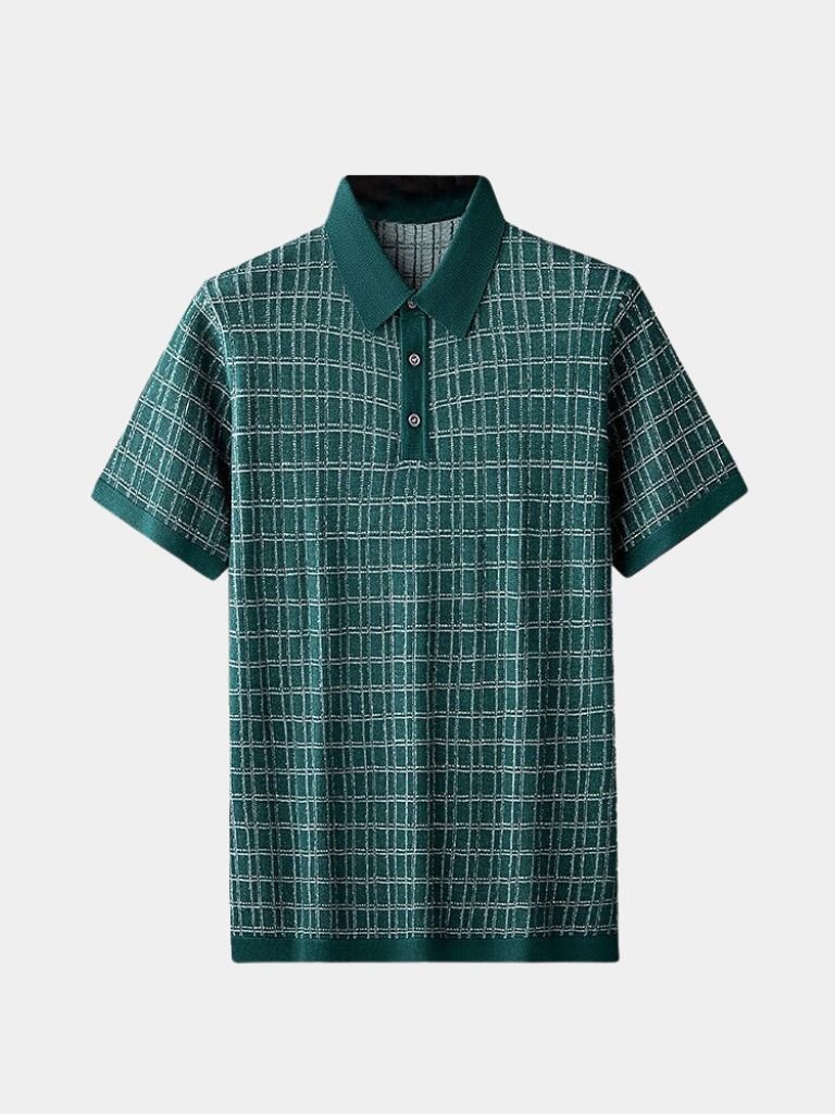 Polo en maille noir classique - Leviana 