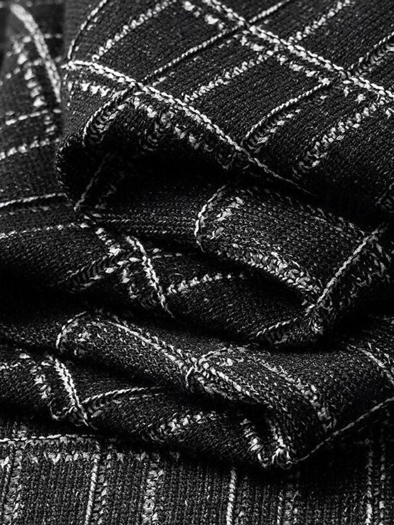 Polo en maille noir classique - Leviana 