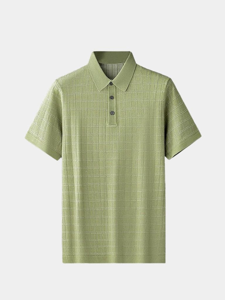 Polo en maille noir classique - Leviana 