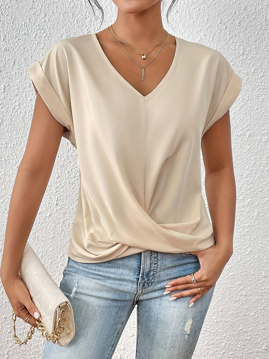 Cleo - T-shirt décontracté élégant 