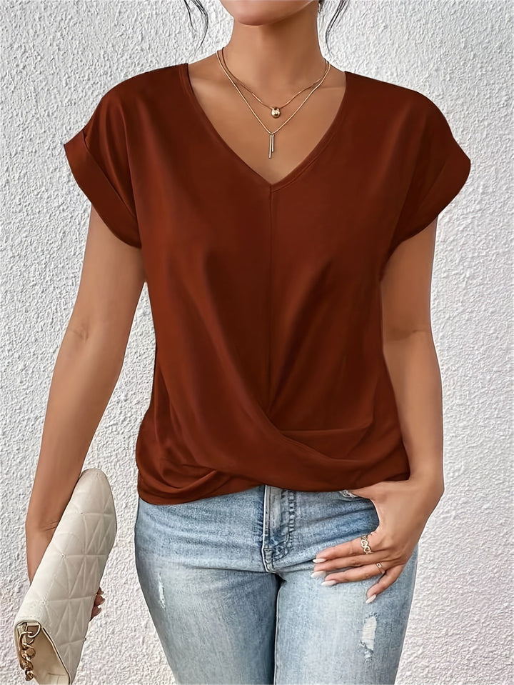 Cleo - T-shirt décontracté élégant 