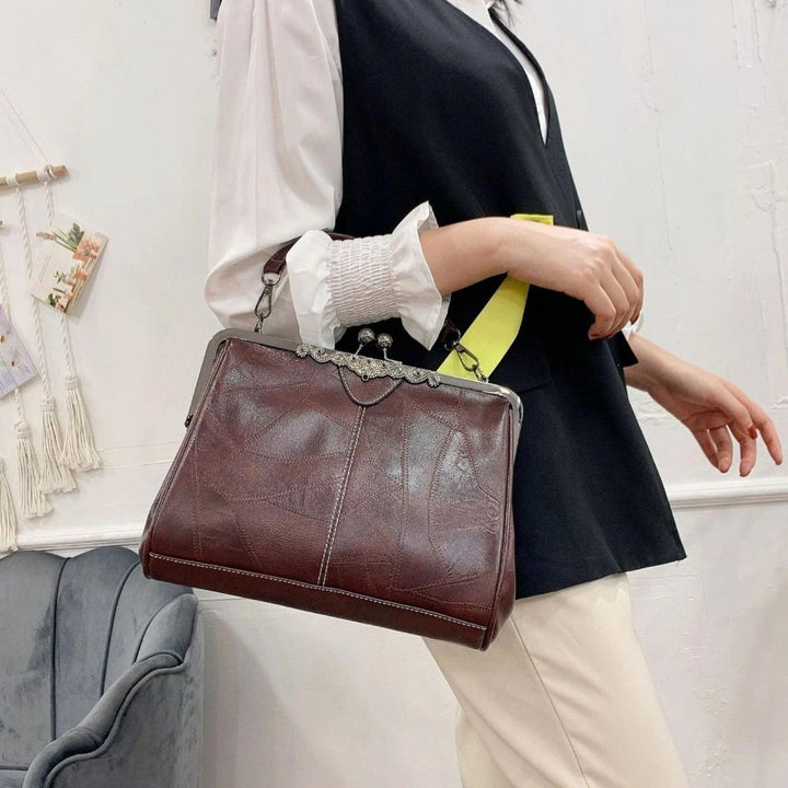 Mila | Sac Vintage Intemporel avec Fermeture Élégante à Fermoir 
