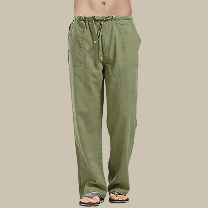 Pantalon en lin de Madère 