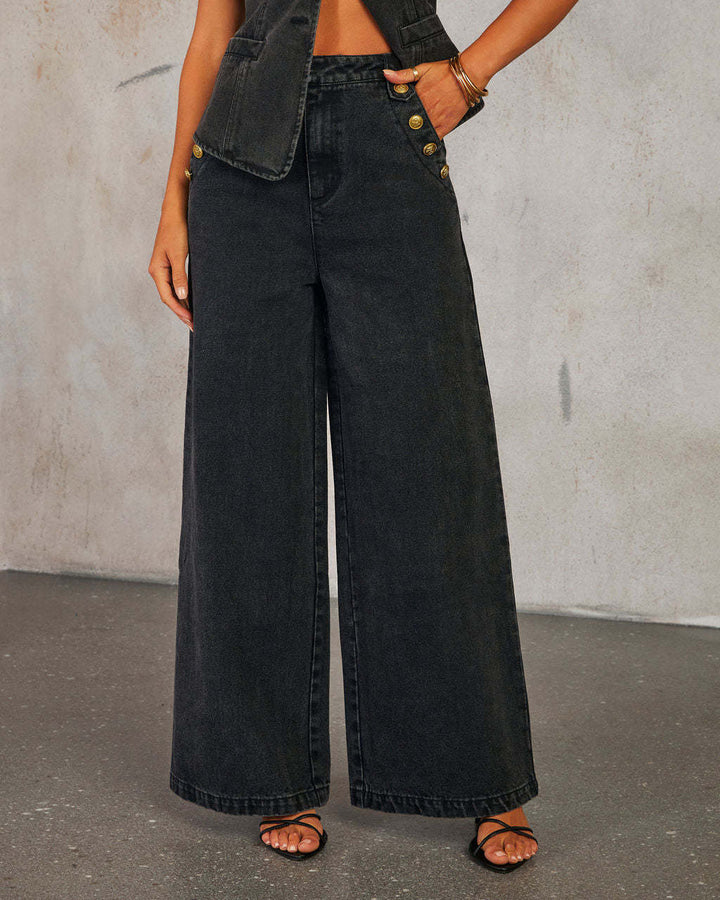 Corinne™ | Elegant Denim Ensemble