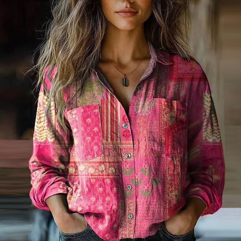 Valentina - Blouse Vintage Élégante 