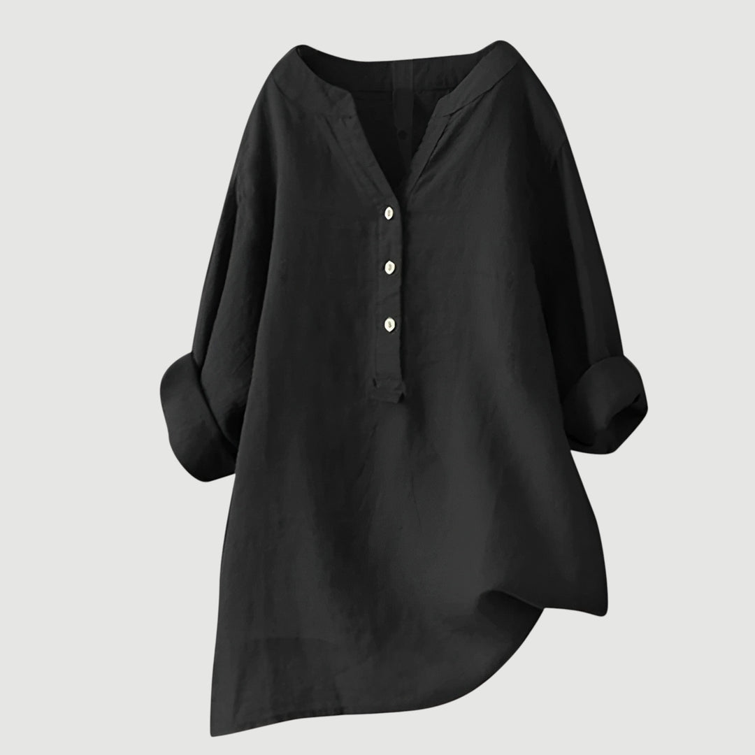 Freja - Chemise légère et confortable avec boutons 