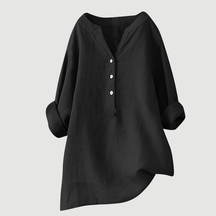 Freja - Chemise légère et confortable avec boutons 