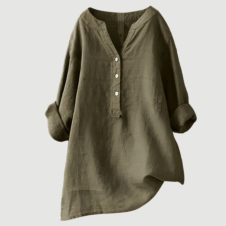 Freja - Chemise légère et confortable avec boutons 