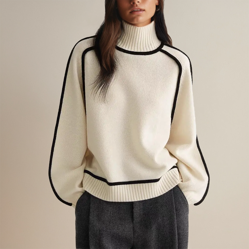 Lara | Pull à col roulé pour femme 