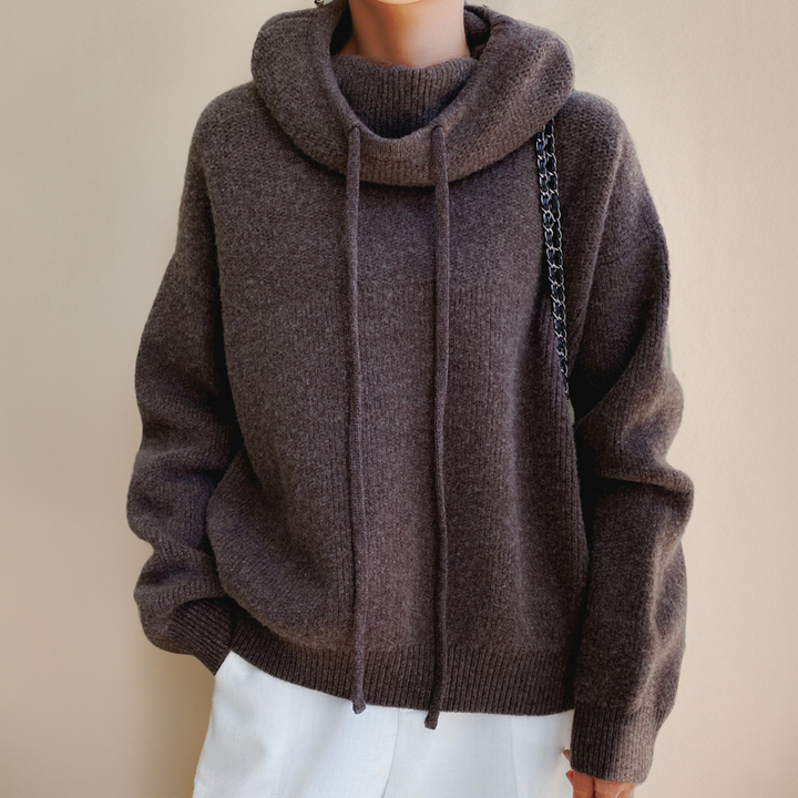 Charlotte | Pull à col roulé en laine mérinos 
