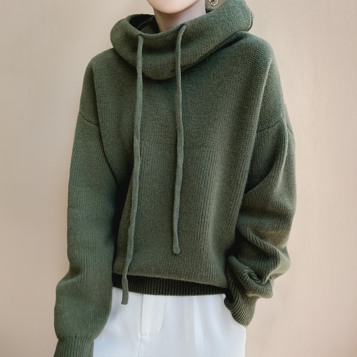 Charlotte | Pull à col roulé en laine mérinos 