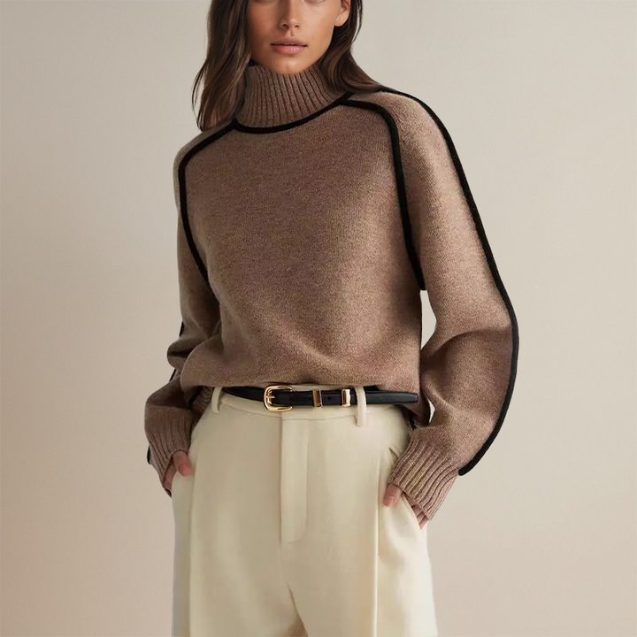 Lara | Pull à col roulé pour femme 