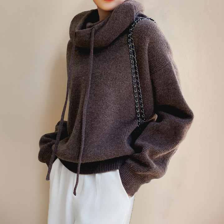 Charlotte | Pull à col roulé en laine mérinos 