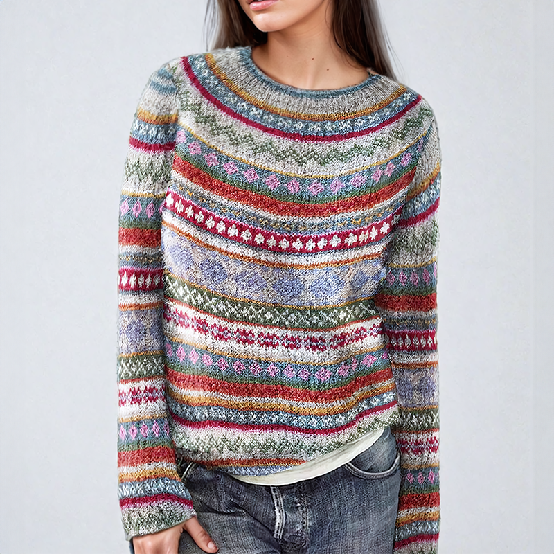 Fiona™ | Classic Fair Isle Sweater