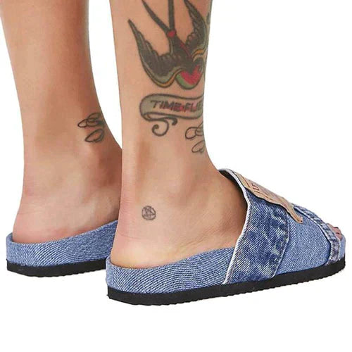 Sandales en denim Melony élégantes et confortables 