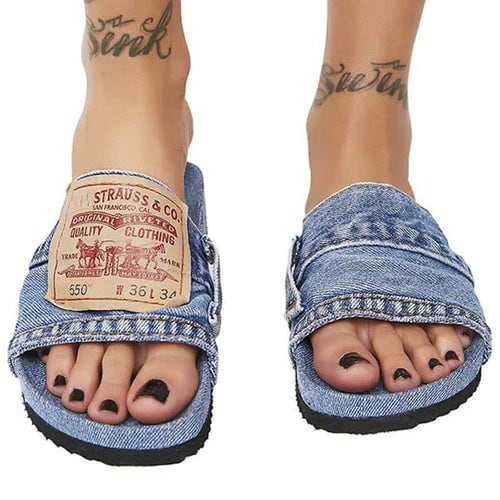 Sandales en denim Melony élégantes et confortables 