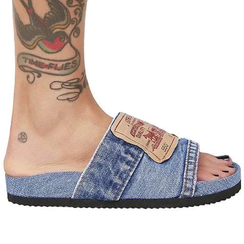 Sandales en denim Melony élégantes et confortables 