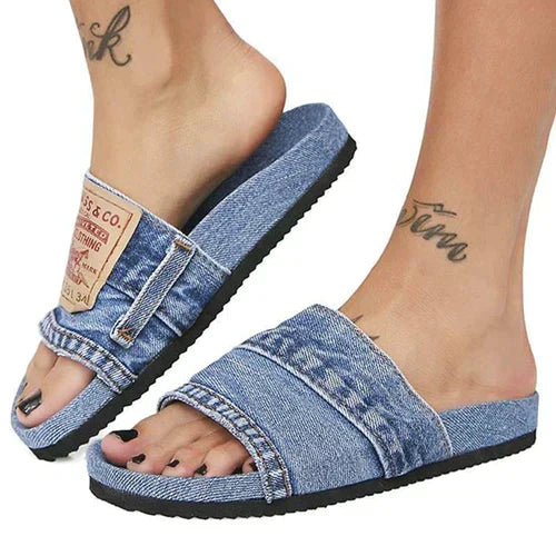 Sandales en denim Melony élégantes et confortables 