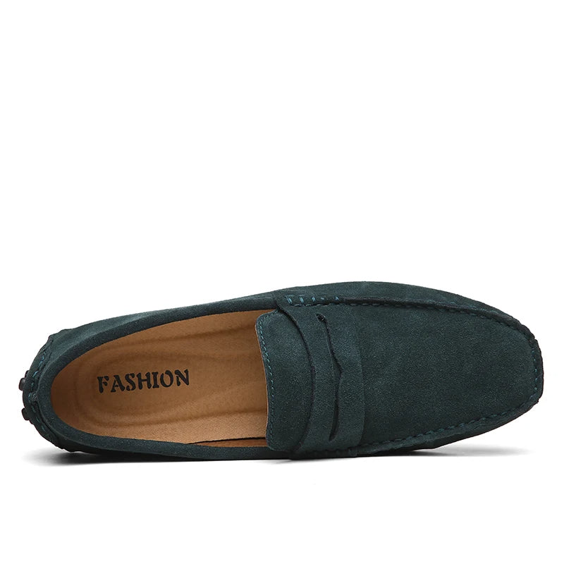 Mocassins en daim décontractés 