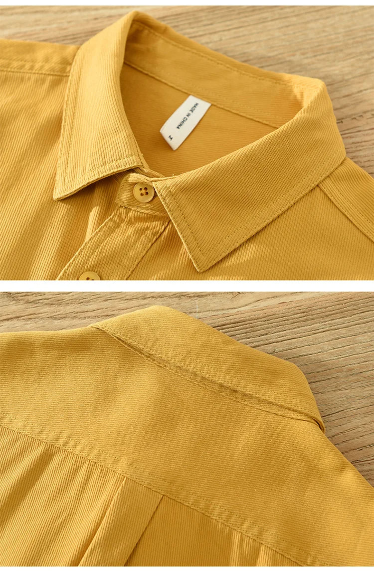 Chemise en coton à manches courtes 