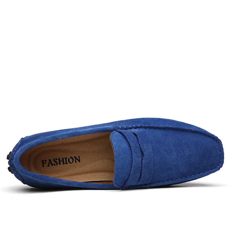 Mocassins en daim décontractés 