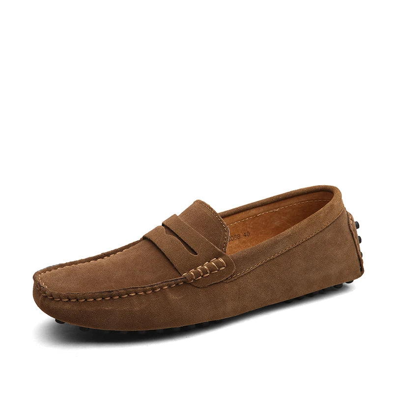 Mocassins en daim décontractés 