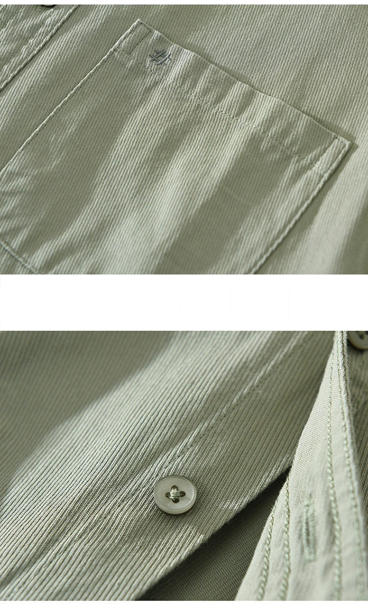 Chemise en coton à manches courtes 