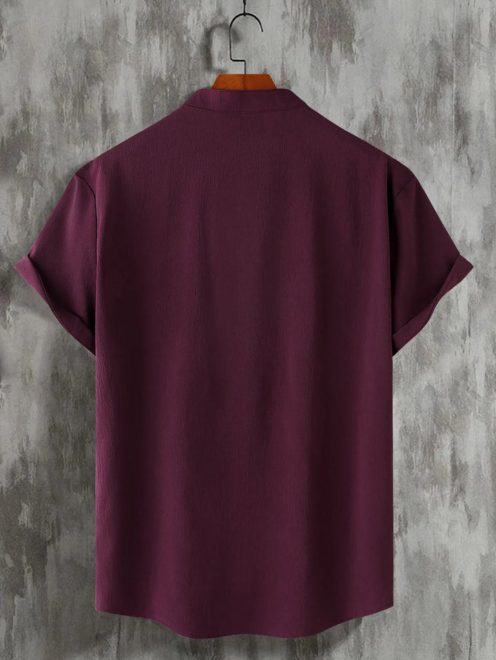 Chemise d'été à manches courtes 
