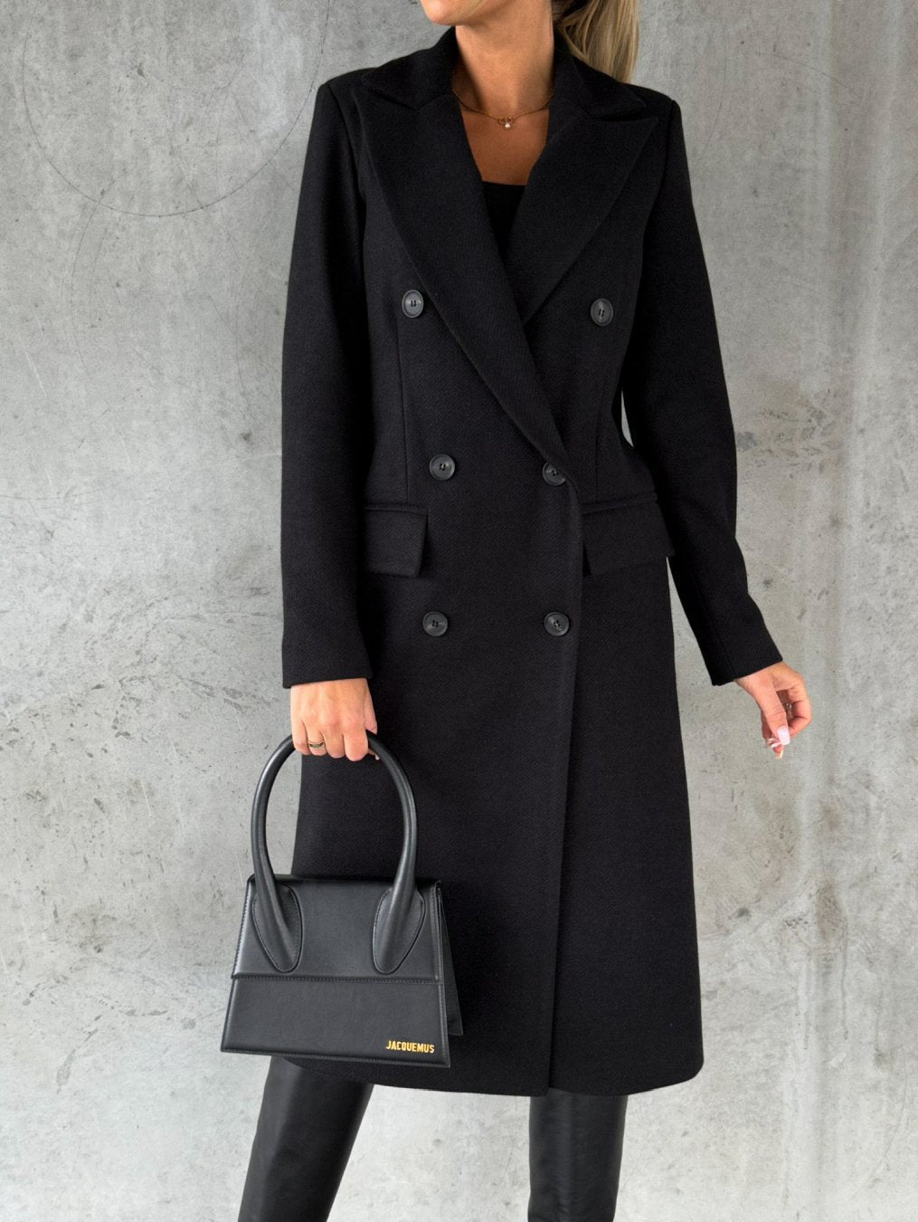 Francesca™ | Elegant Long Wool Coat for Women