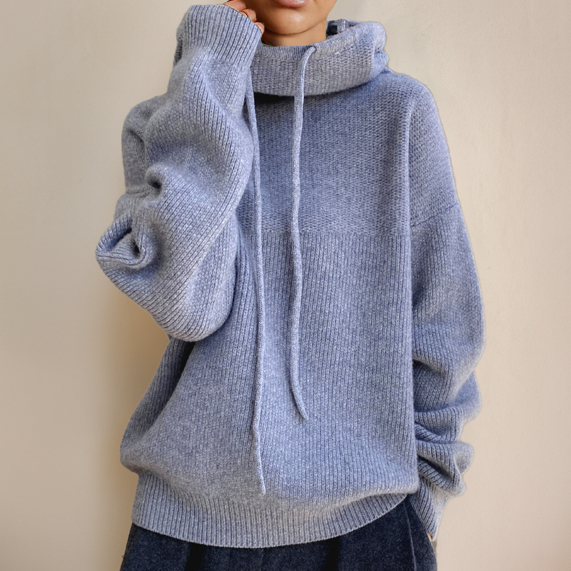 Charlotte | Pull à col roulé en laine mérinos 