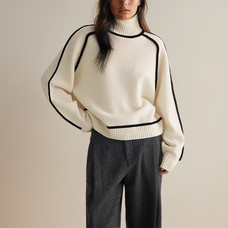 Lara | Pull à col roulé pour femme 