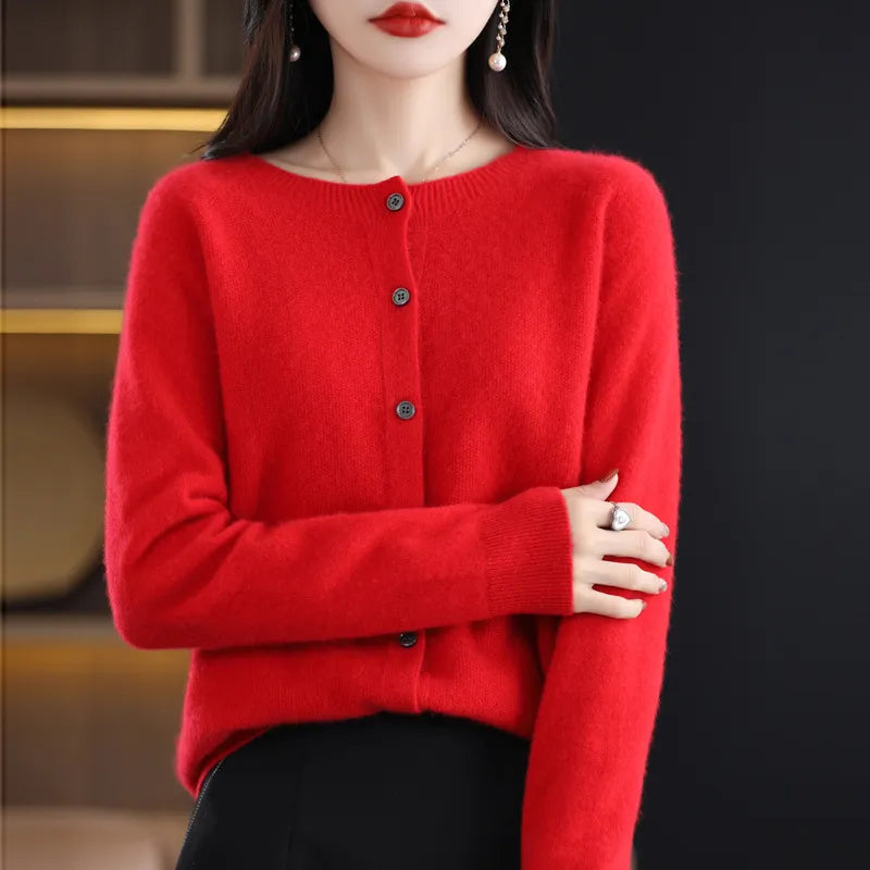 VIVIENNE JE CHAUD CARDIGAN TRICOTÉ CONFORTABLE 