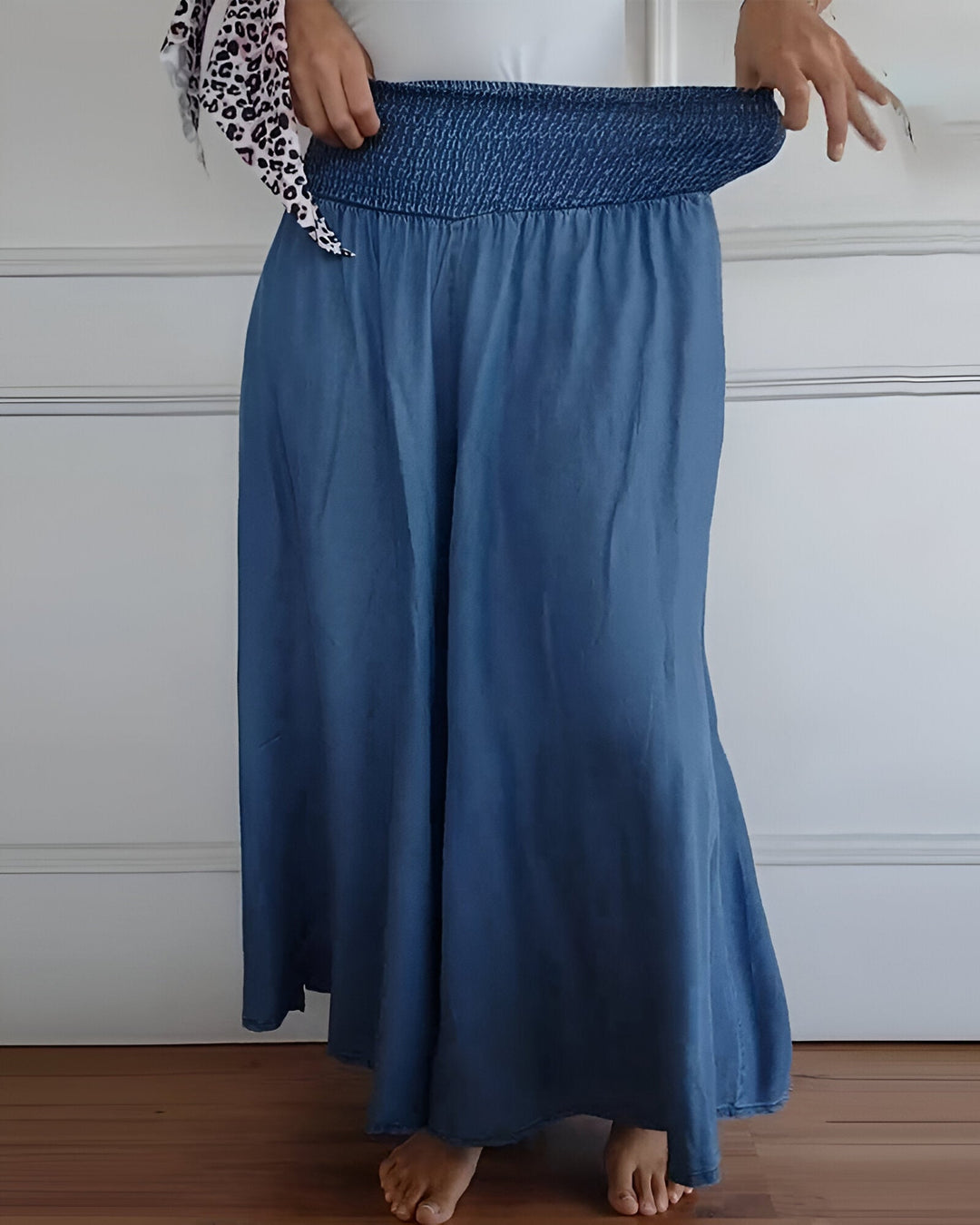 Pantalons jupe confortables avec taille élastique 