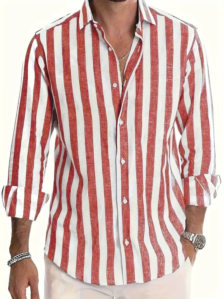 Chemise d'été rayée 