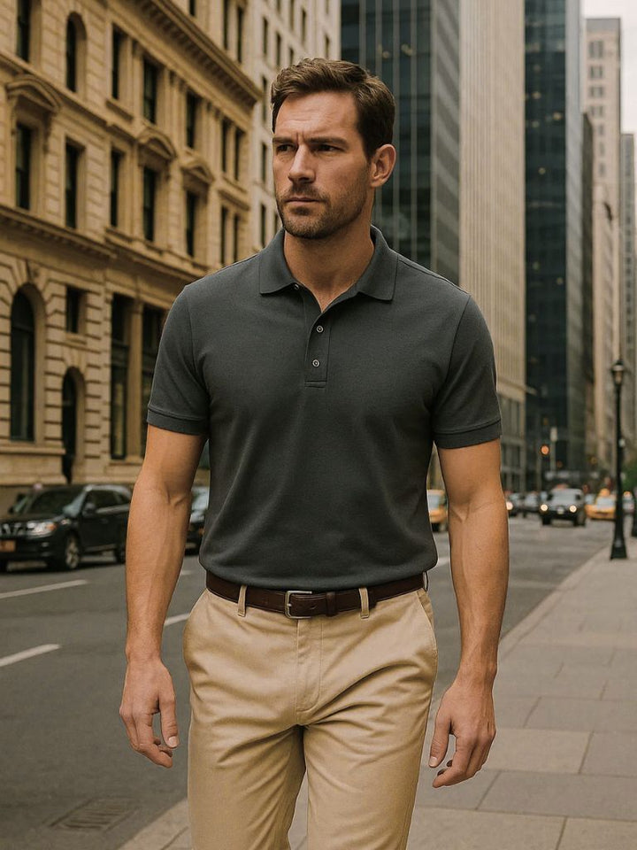 Polo en coton essentiel - Leviana 