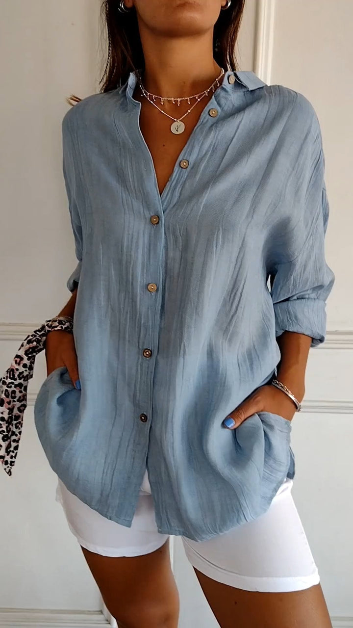 Krisha - Blouse Élégant Oversize 