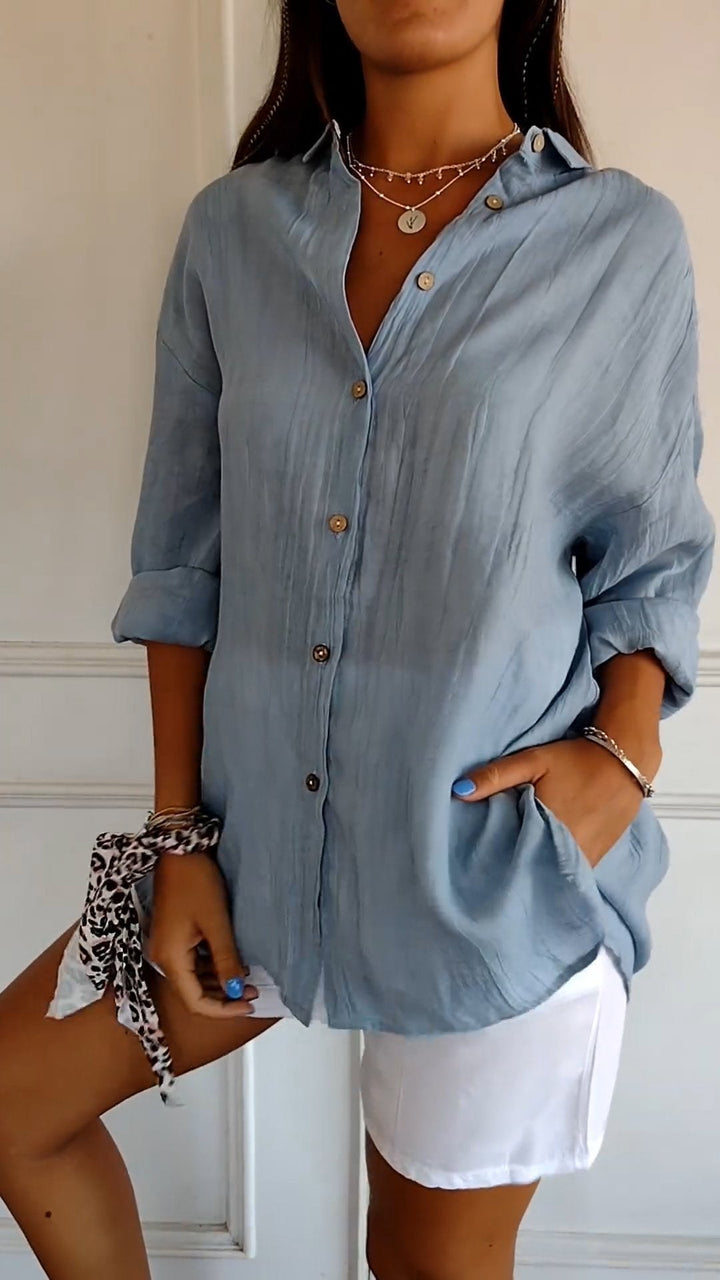 Krisha - Blouse Élégant Oversize 